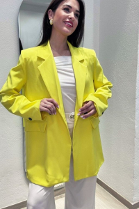 Σακάκι Oversized yellow